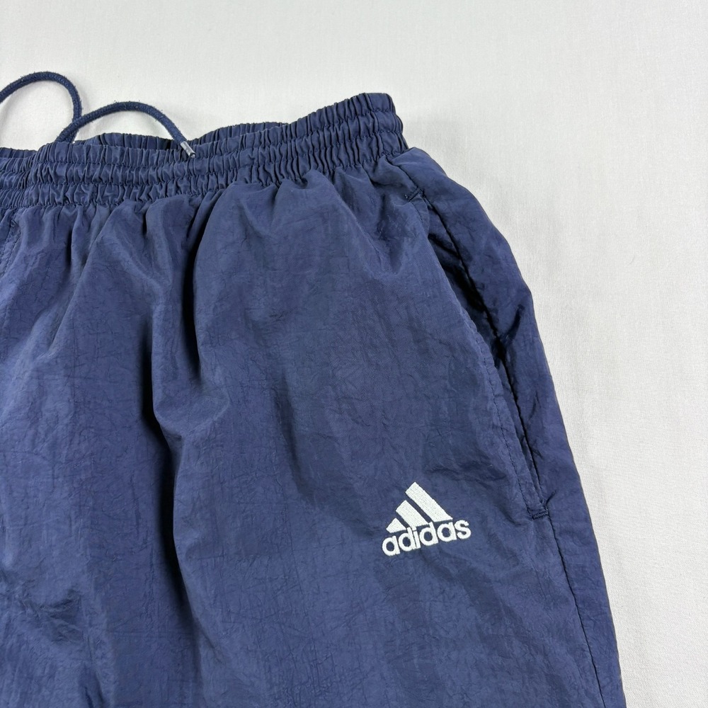 Vintage Adidas Jogger Track Pants Mens XL Blue Stretch Baggy Tapered Y2K - Picture 3 of 11